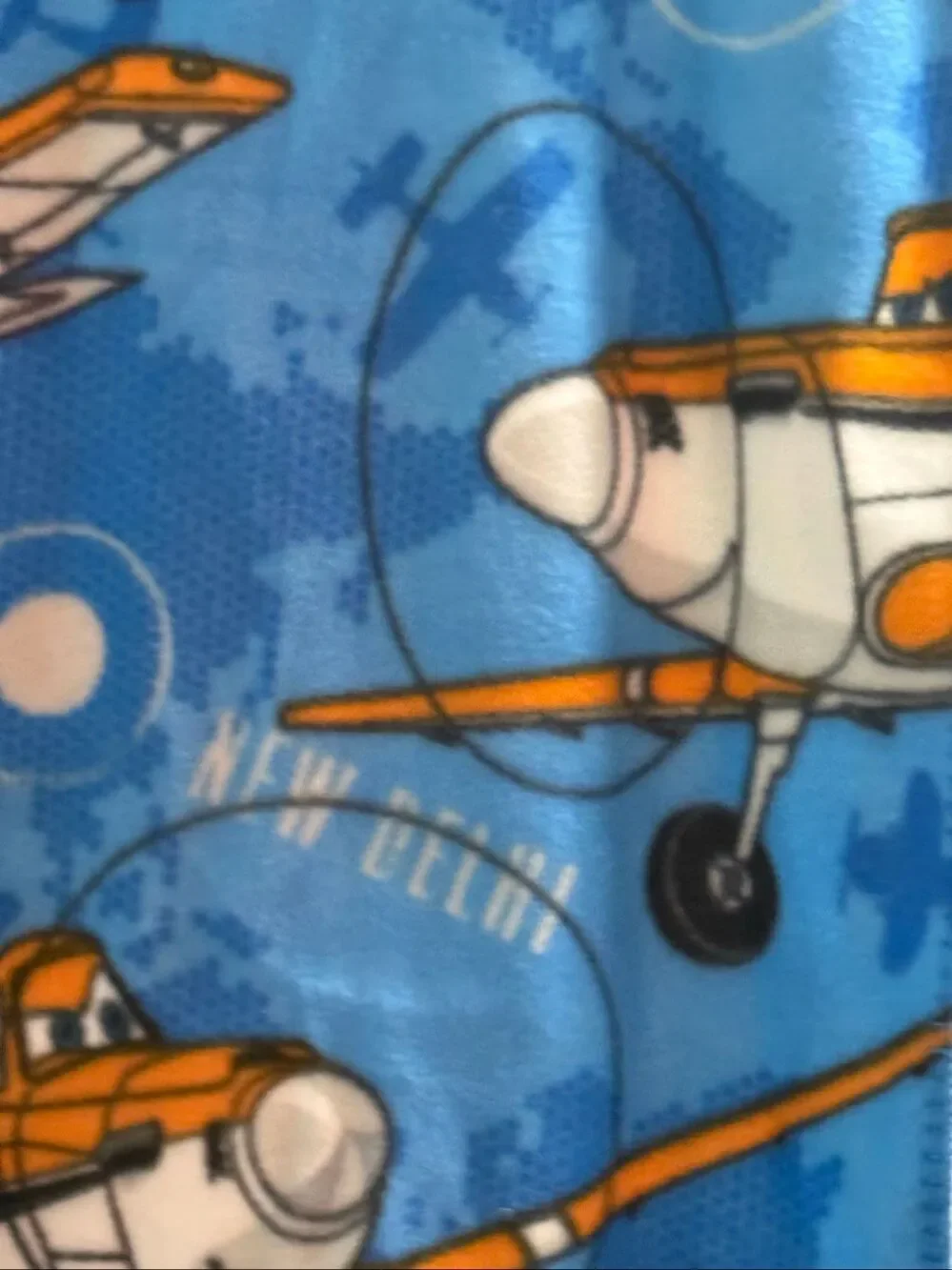 Disney Planes Dusty Racing Check Toss kids throw blanket